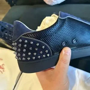 NEW IN BOX Christian Louboutin Seavaste 2 Orlato Flat  Blue Sneakers 44.5/11.5 Christian Louboutin | Shoes | New In Box Christian Louboutin  main image 2